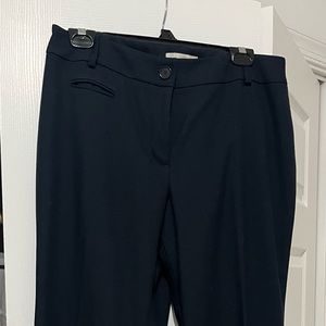 Petite navy dress pant